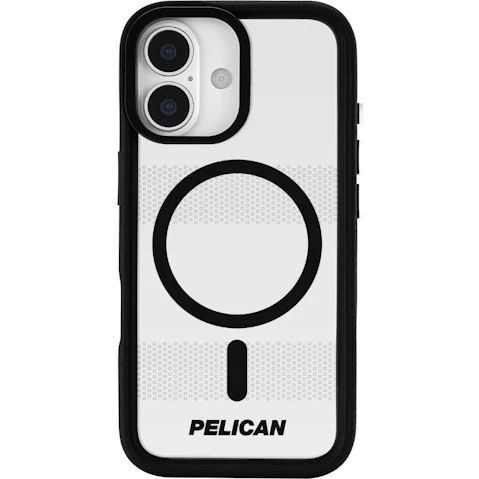 Pelican Protector MagSafe Case with Stand for iPhone 17 - Clear/Black