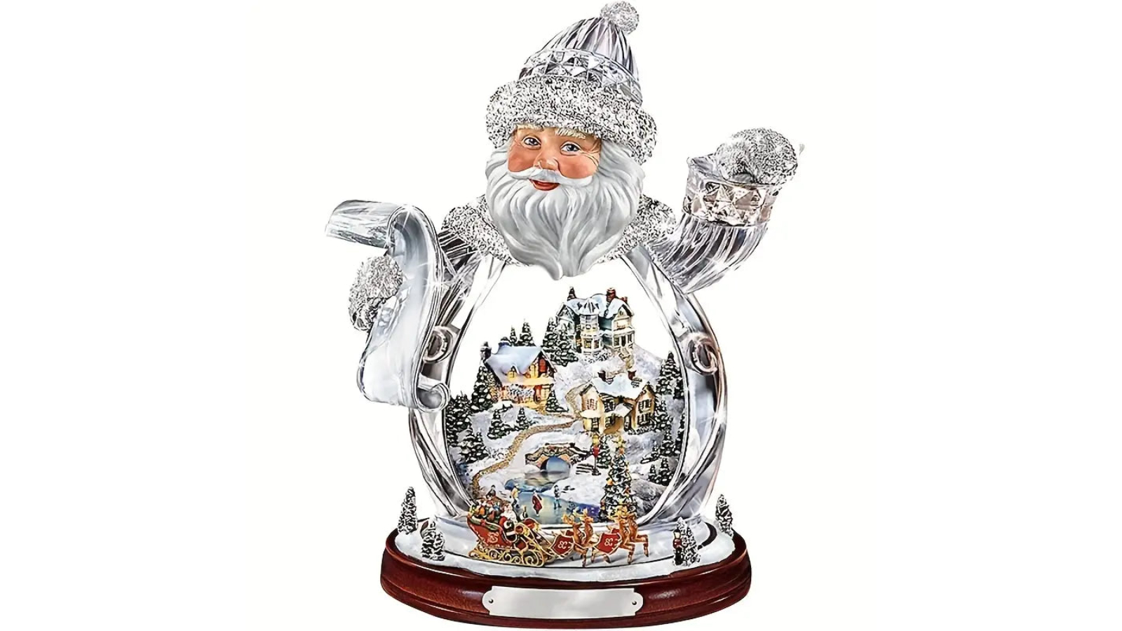 TM Santa Claus Hanging Christmas Tree Decoration - 10 Piece