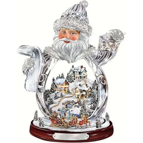 TM Santa Claus Hanging Christmas Tree Decoration - 10 Piece