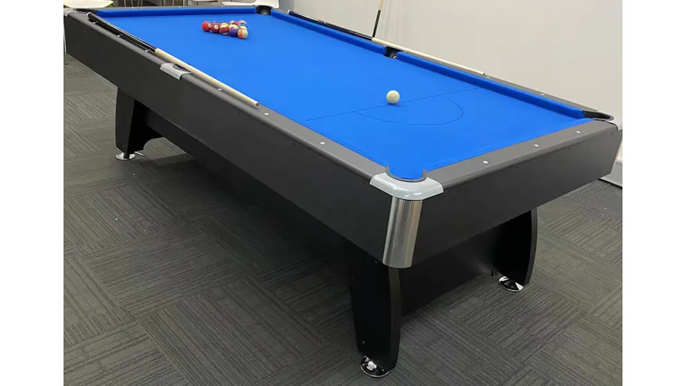 Ksports Pub Size Pool Table 8FT Ball Return Snooker Billiard Table 2 ...