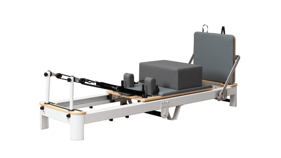 Eeeza Aluminum Alloy Frame Foldable Pilates Reformer - Grey
