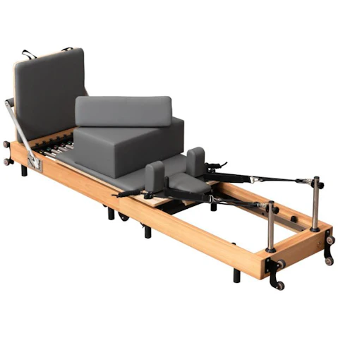 Eeeza Foldable Solid Wood Frame Pilates Reformer