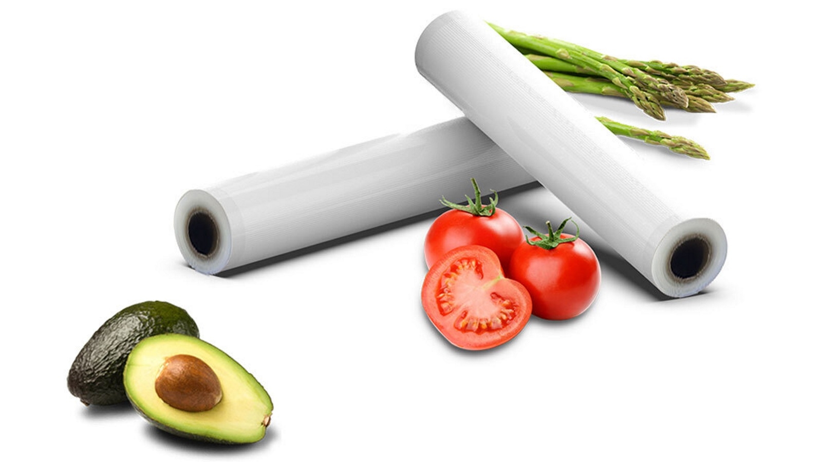 Healthy Choice Pack of 2 Clear Vacuum Bag Roll - 28cm