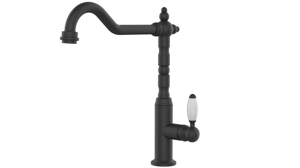 Turner Hastings Providence Single Mixer Tap - Matte Black