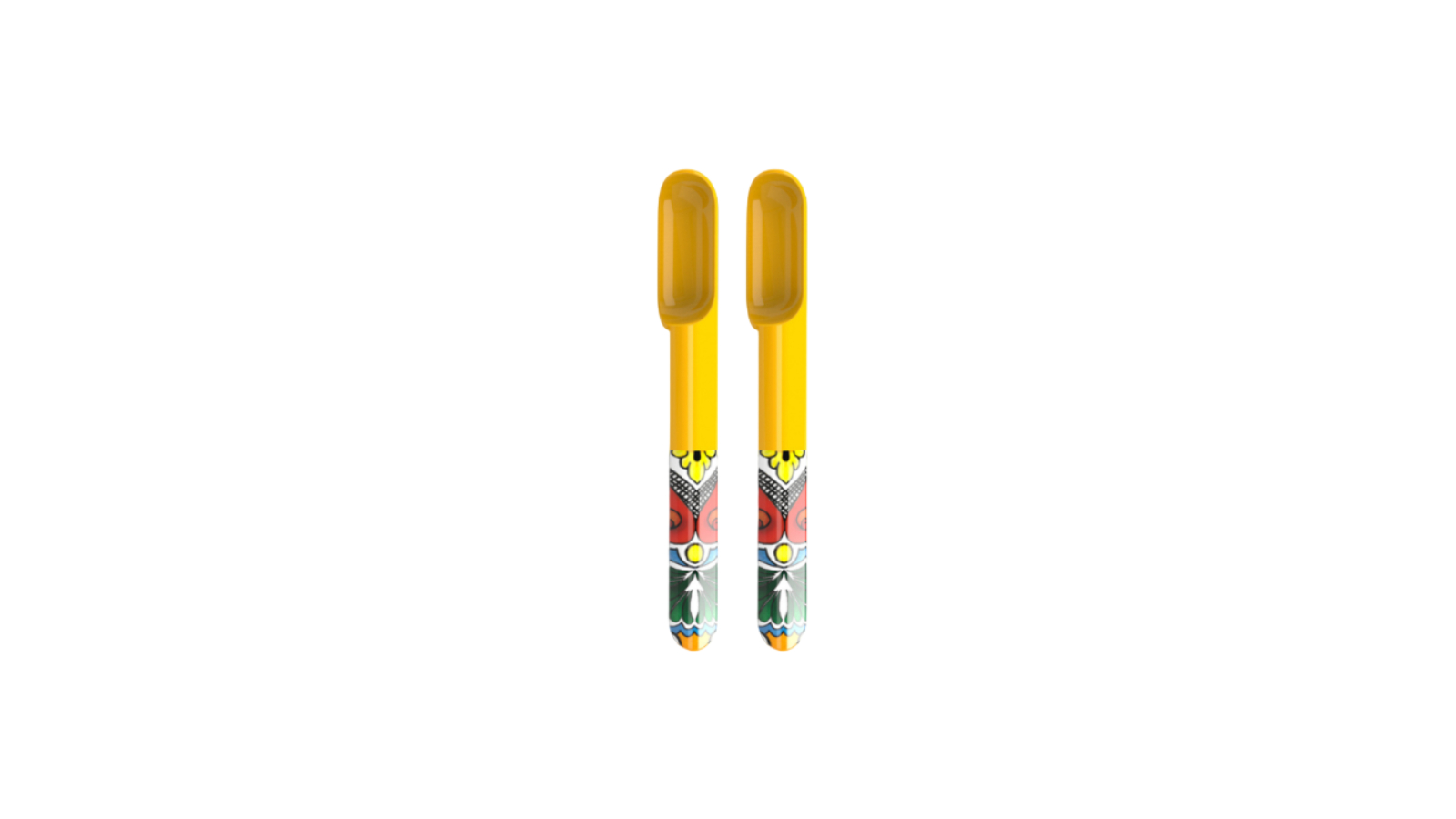 Prepara Set of 2 Yellow Taco Spoon