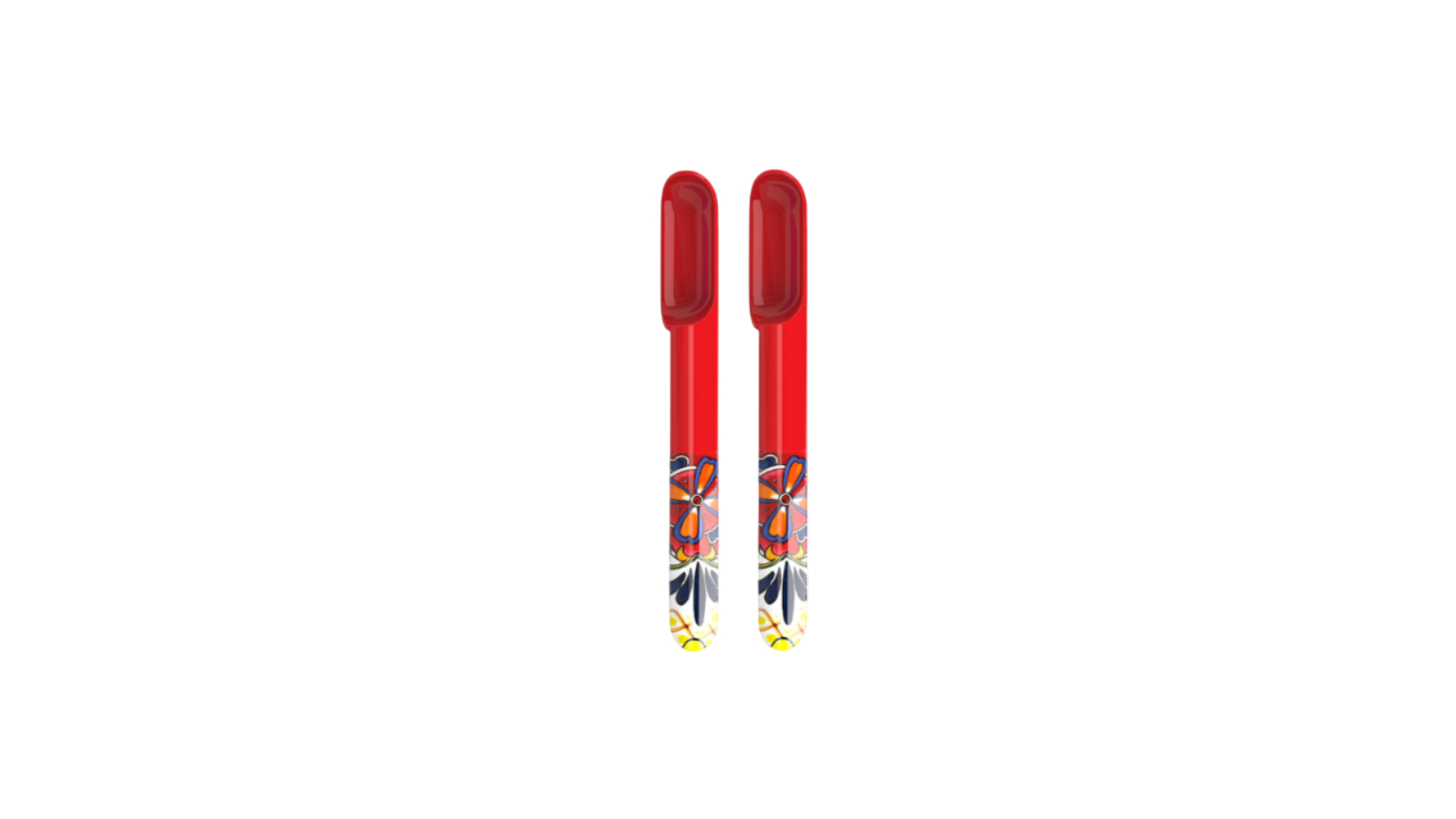 Prepara Set of 2 Red Taco Spoon