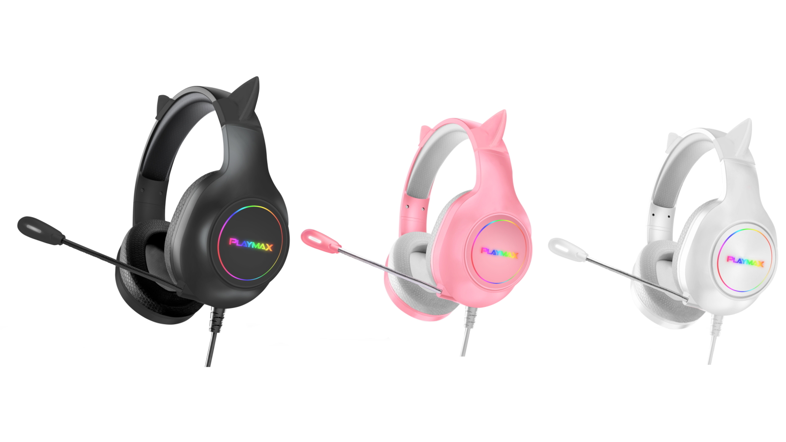 Playmax RGB Cat Ear Headset