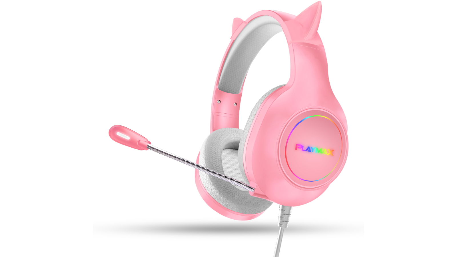 Playmax RGB Cat Ear Headset - Pink