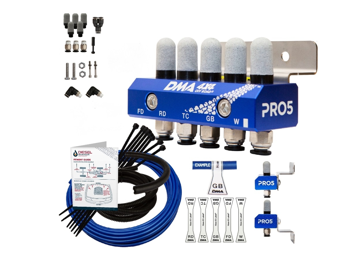 DMA Diff Breather Kit 5 Port For Toyota Landcruiser 60 73 75 78 79