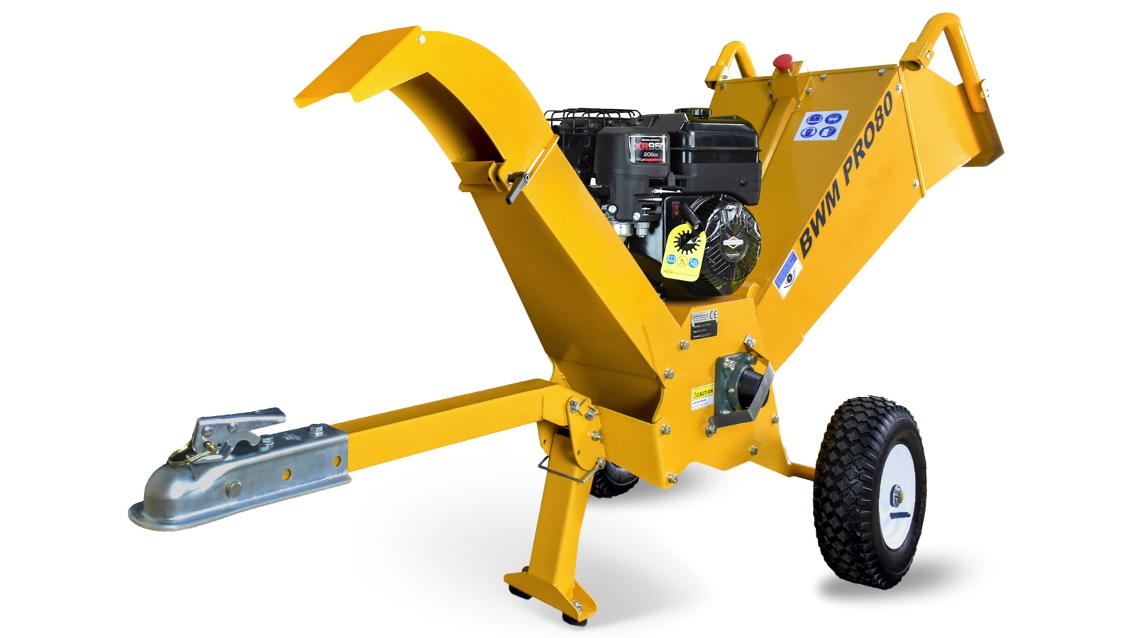BWM PRO80 Self Feeding Chipper - Briggs & Stratton 6.5hp Engine