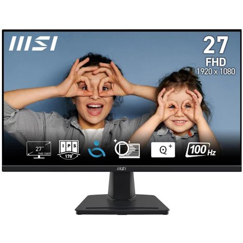 MSI Pro 27inch MP275 FHD 100HZ Monitor - Black