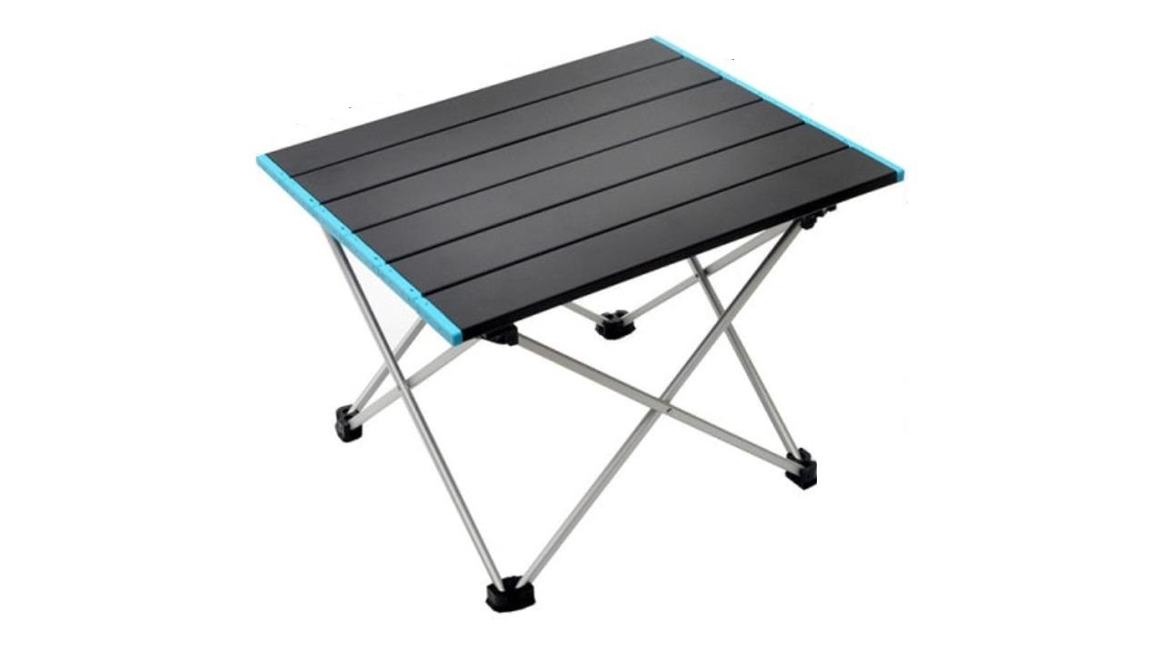 NNEOBA Aluminum Alloy Ultralight Folding Portable Camping Table