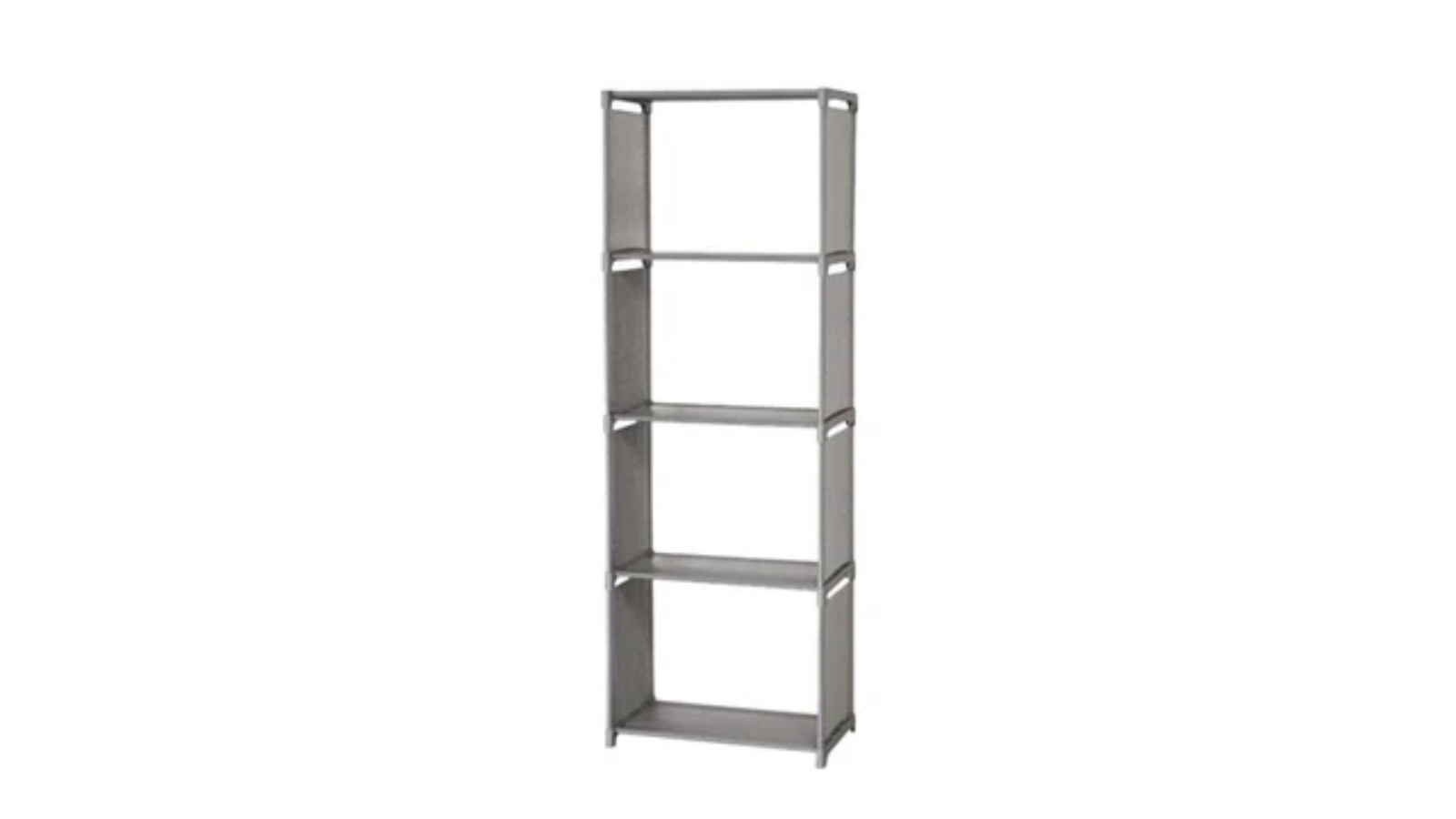 NNEOBA 5-Layer Bookshelf Storage - Grey