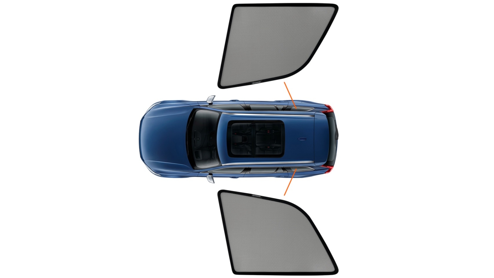 Privacy shades Volvo XC90 2003-2014 autozonwering