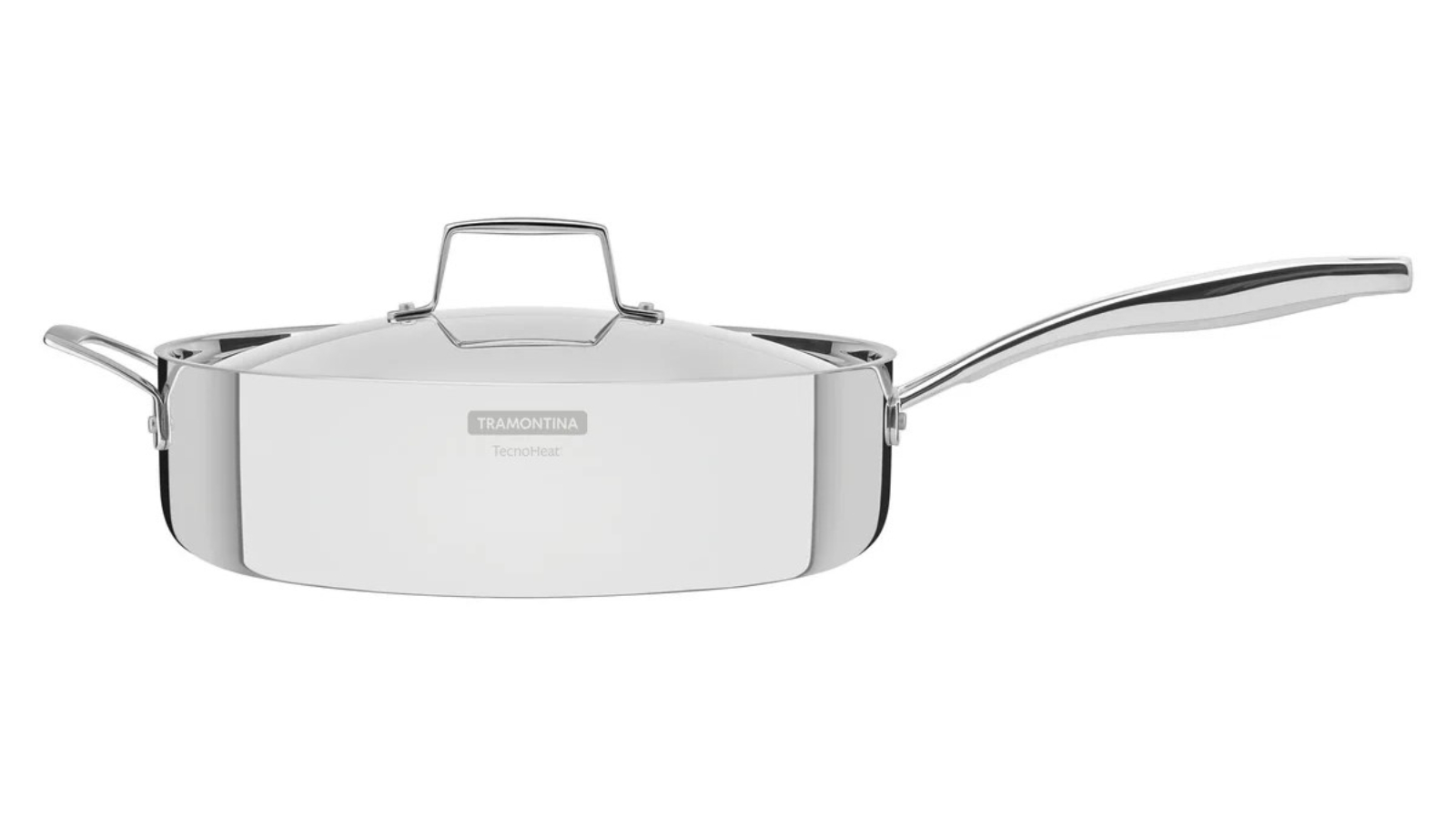 Tramontina 5.6 Litre Triply Clad Grano Stainless Steel Saute Pan - 30cm