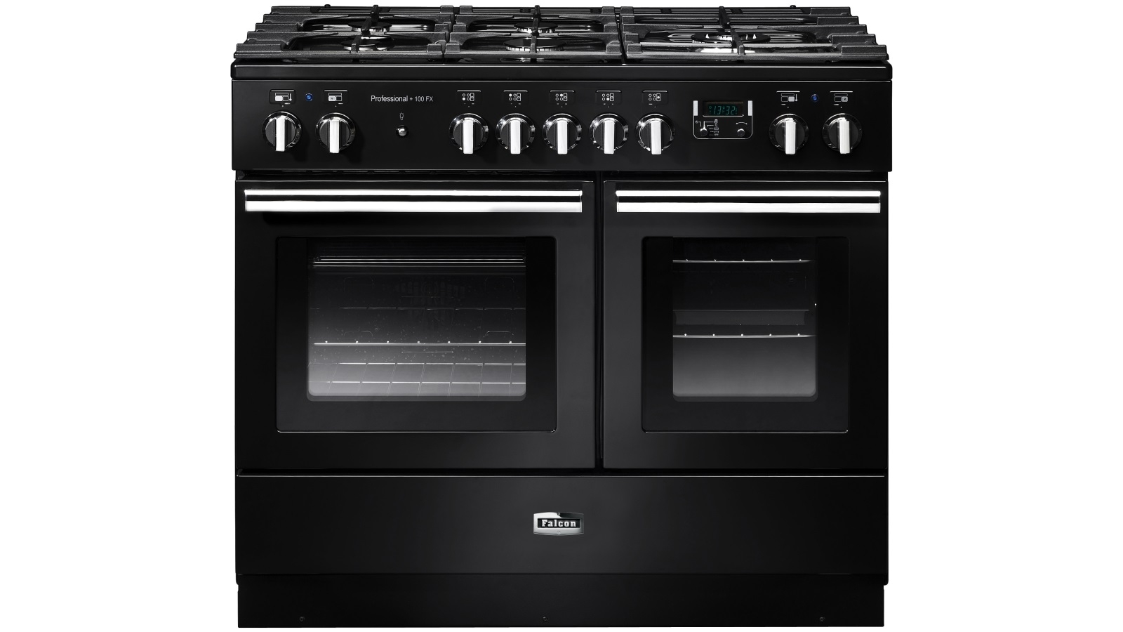 Falcon Professional+ FX 1000mm Chrome Fitting Dual Fuel Freestanding