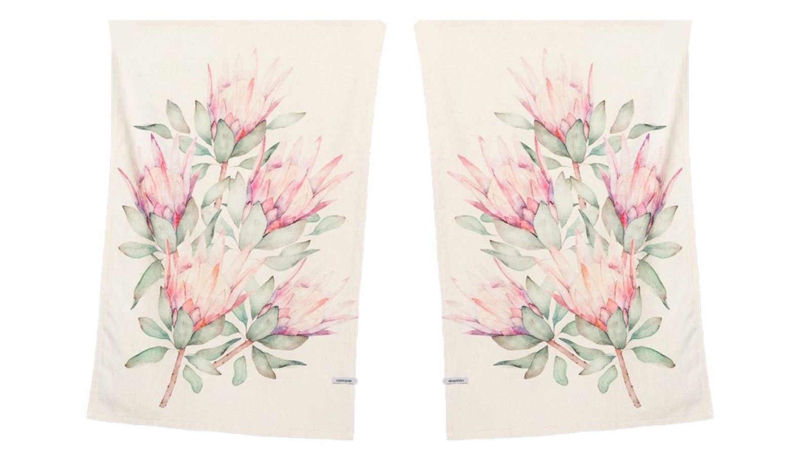 Canningvale 70cm Tea Towel Protea - 2Piece