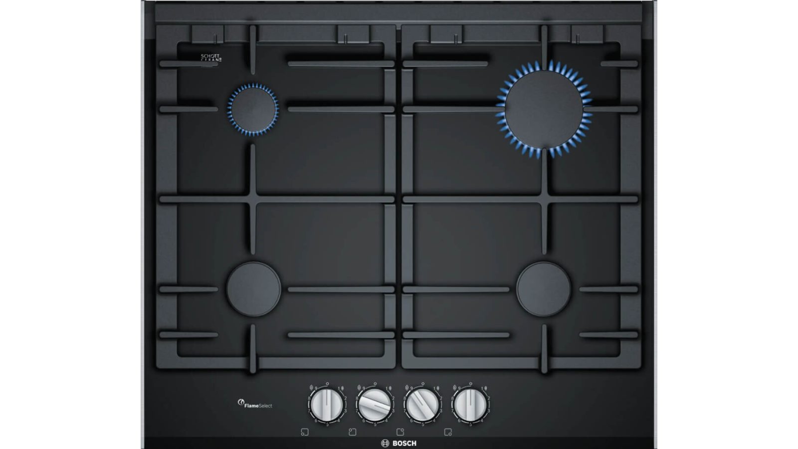 combination gas electric cooktop