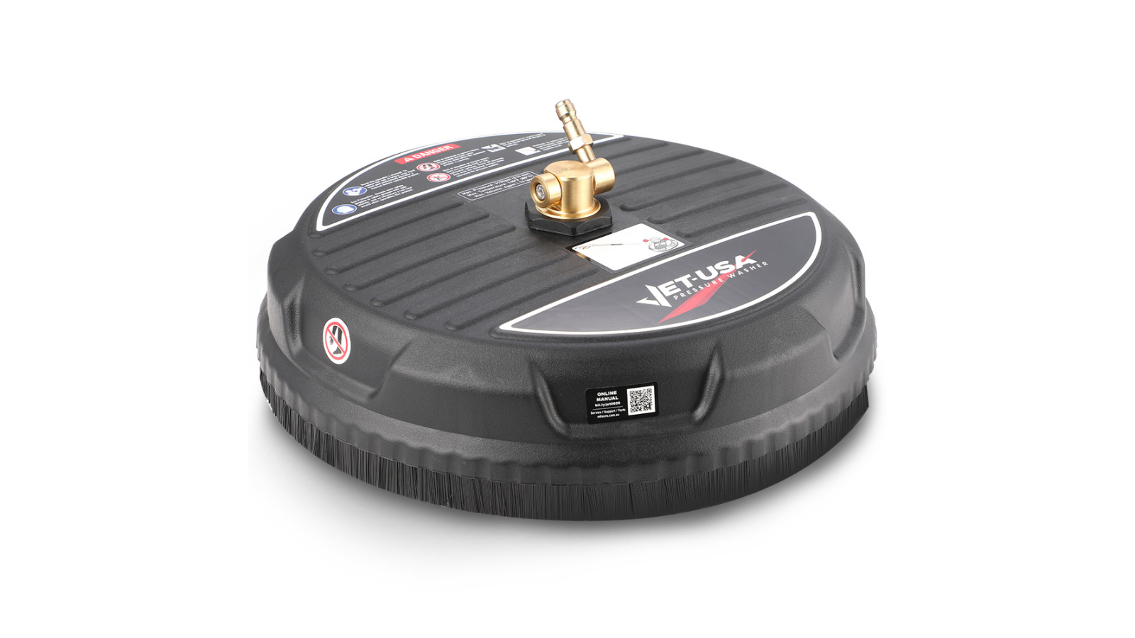 Jet-USA Nylon Pressure Washer Surface Cleaner for Concrete Driveway Patio Floor