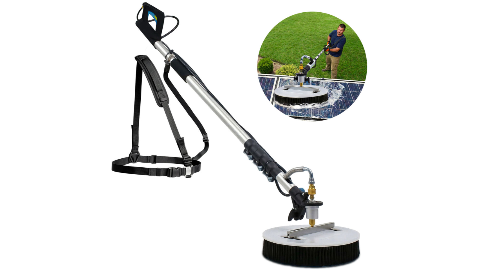 Jet-Usa 550cm Telescopic Rotary Surface Scrubber