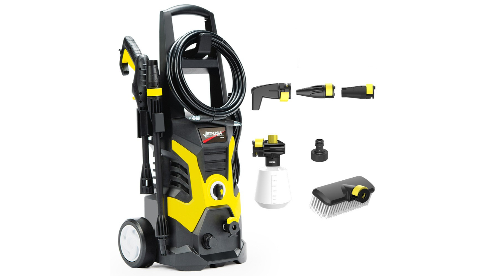 Jet-USA Electric High Pressure Washer Nozzles Brush Head Cleaner