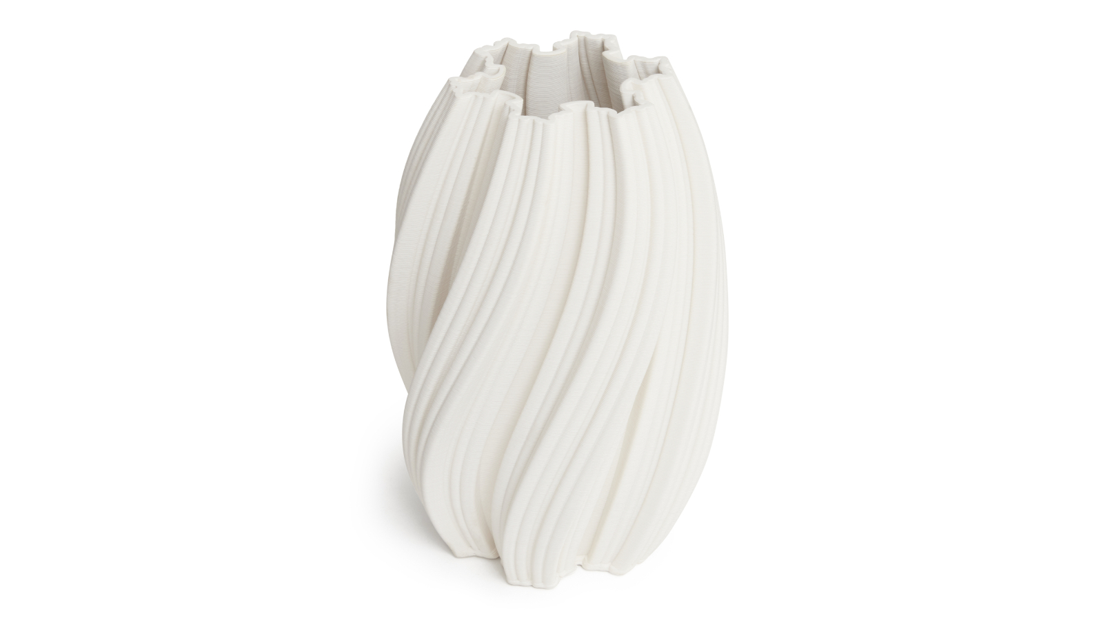 Osel White Emma Vase - 31cm