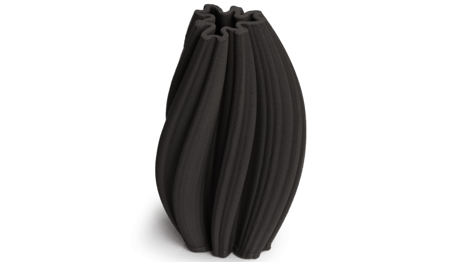 Mila 17cm Black Vase