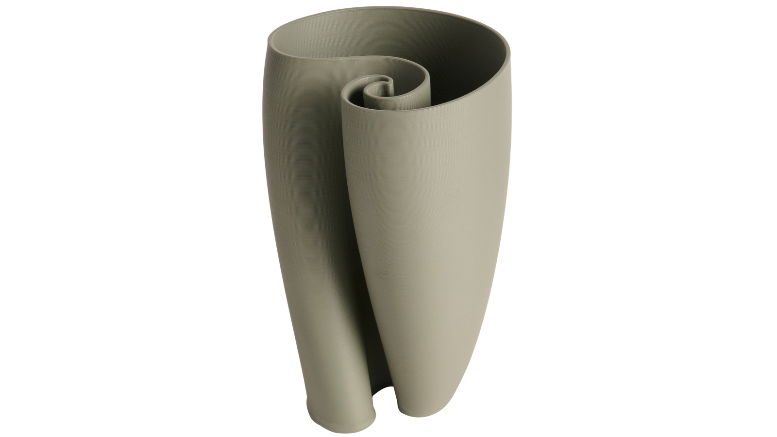One Six Eight London (Osel) Jade 34cm Olive Green Vase