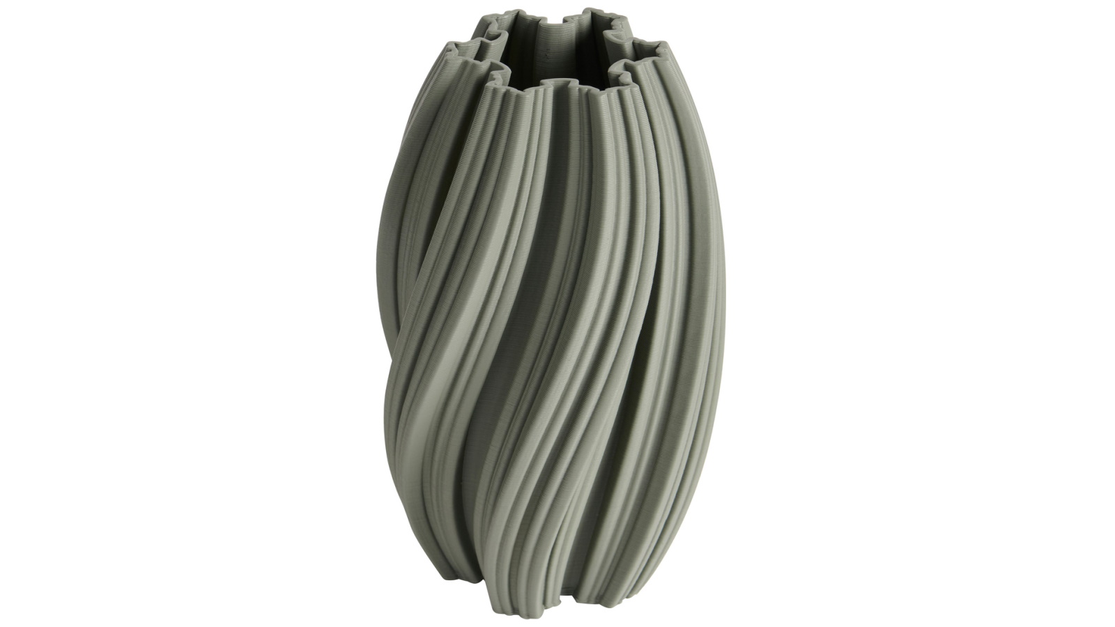 One Six Eight London (Osel) Emma 31cm Olive Green Vase