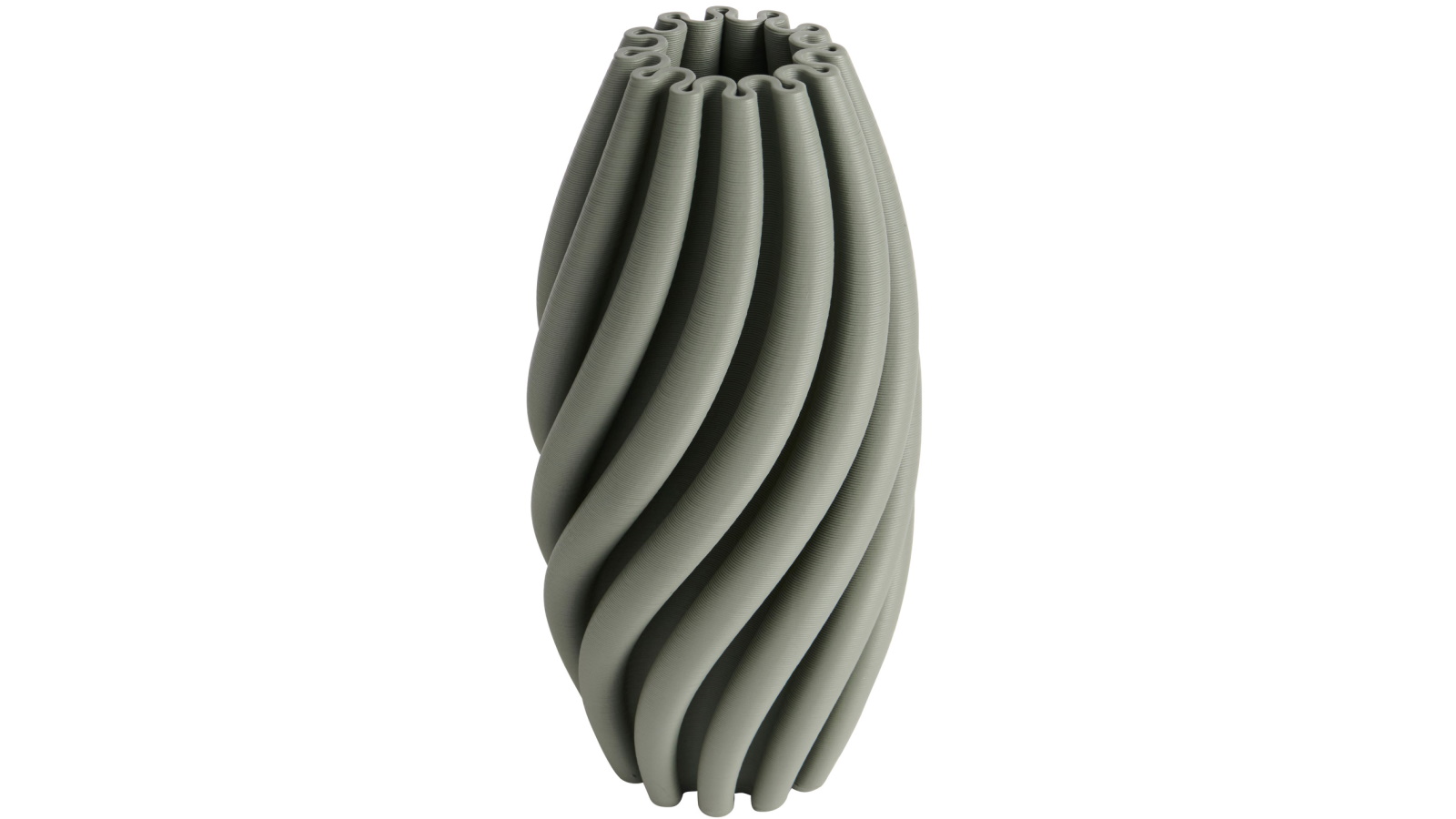 One Six Eight London (Osel) Stella 29cm Sage Green Vase