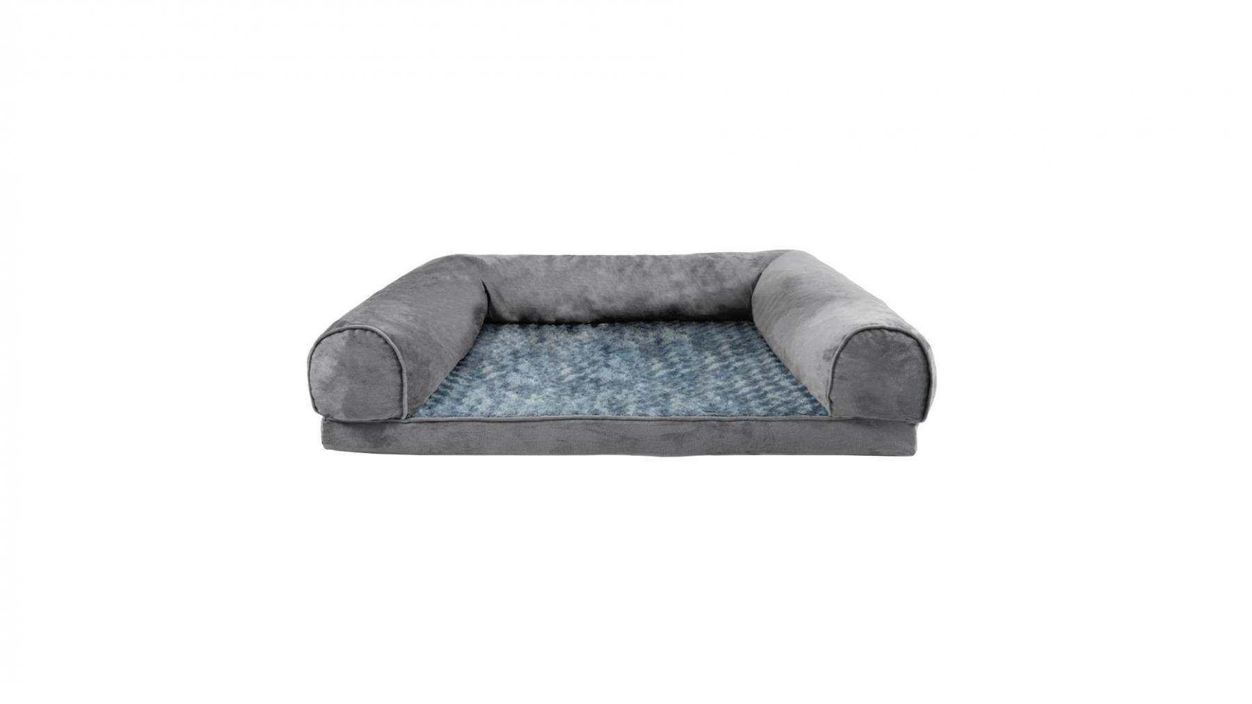 PawZ Pet Bed Cover Soft Warm Plush - Grey