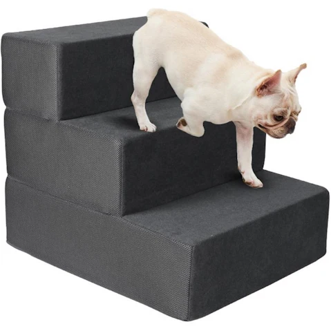 PaWz Pet 3 Step Portable Adjustable Climbing Ladder