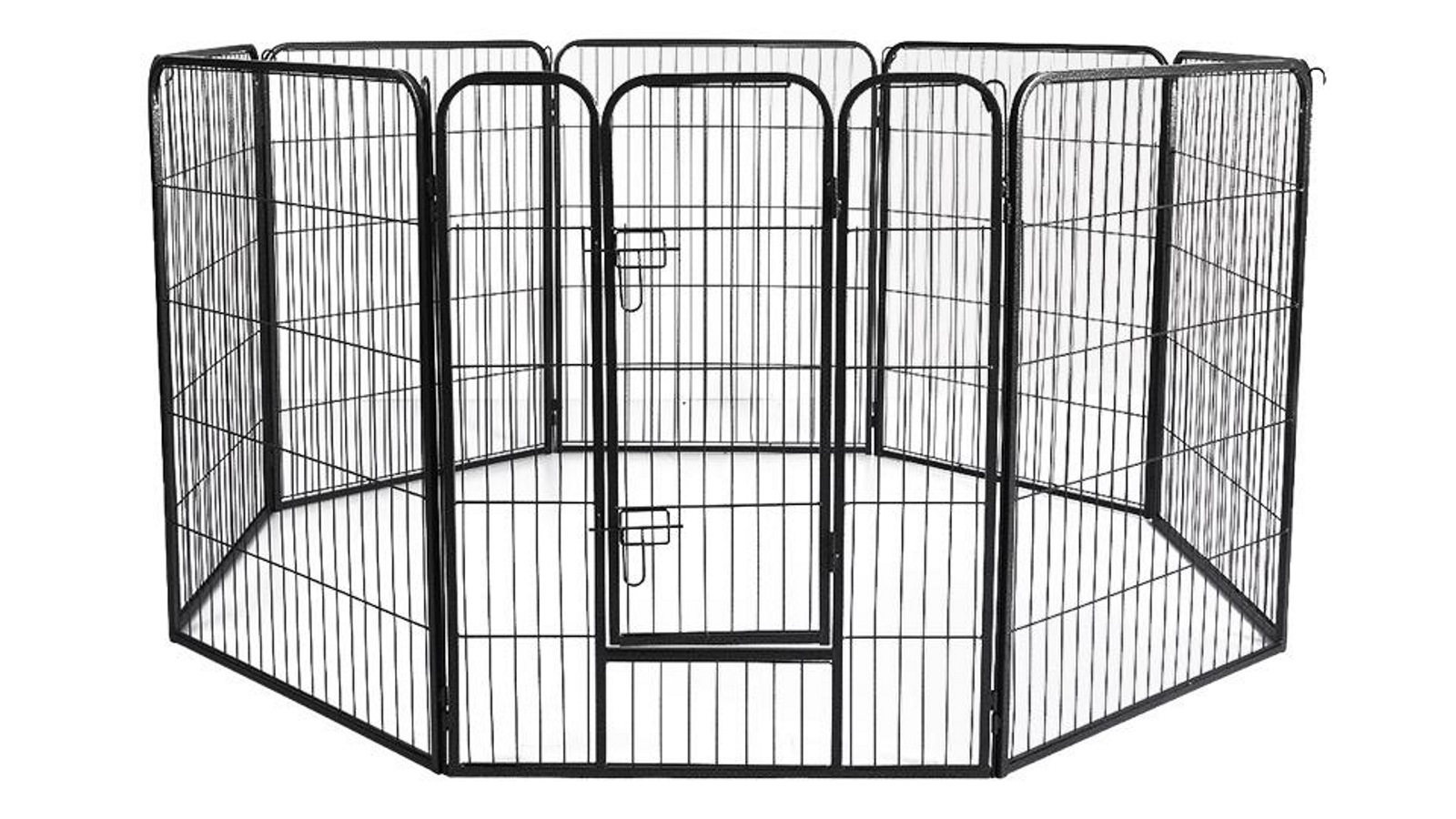 PaWz 8 Panel 40-inch Pet Dog Exercise Cage Enclosure Fence Playpen
