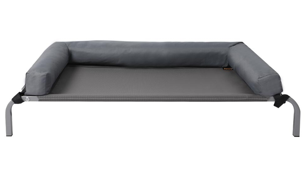 PaWz Elevated Pet Bed Dog Puppy Cat Trampoline Hammock Raised Heavy Duty Grey - Extra Large