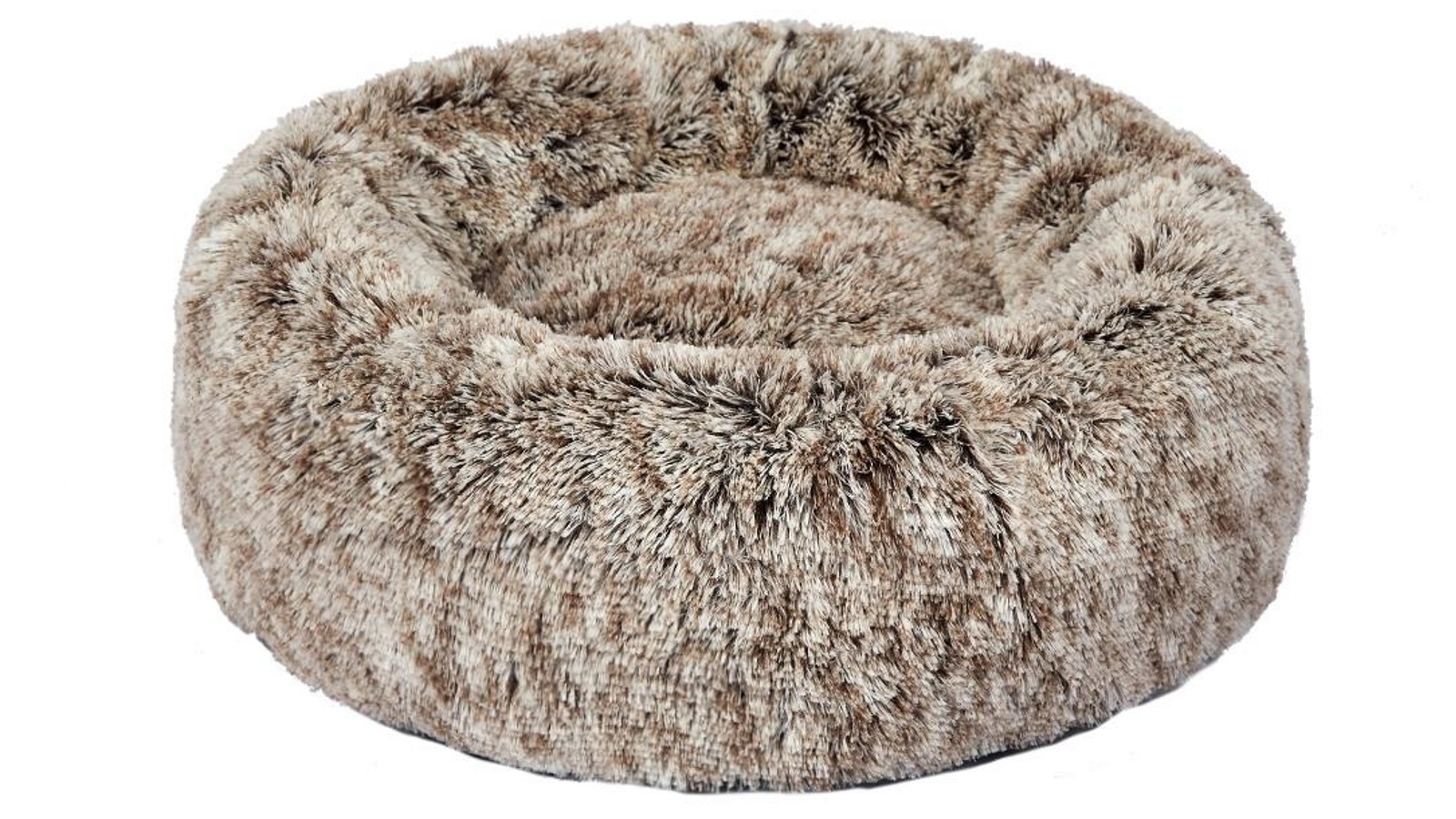 PaWz Extra Large Replaceable Cover For Donut Nest Plush Dog Bed  - Brown