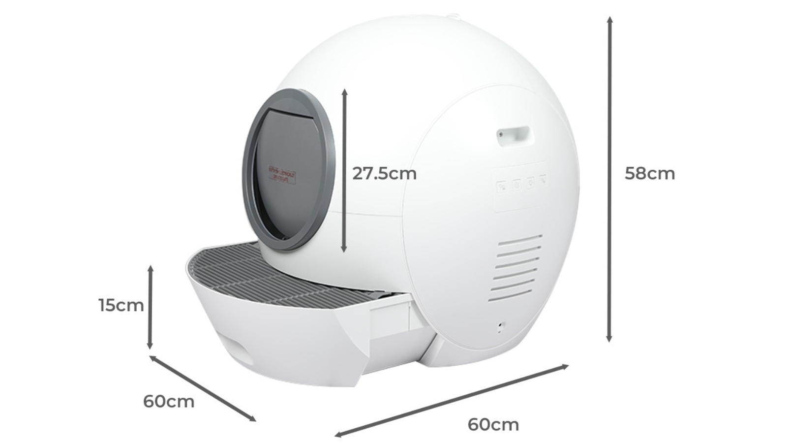 PaWz WiFi Automatic Smart Cat Litter Box with Remote Control Harvey