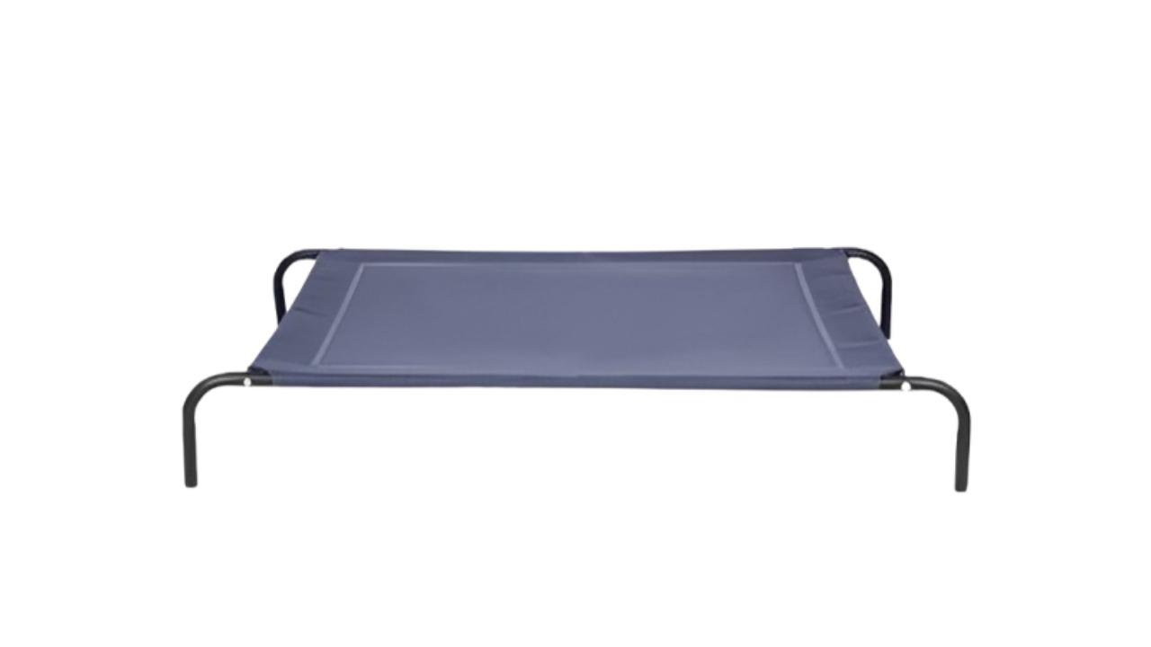 Costway Large Elevated Pet Trampoline Hammock Steel Frame Heavy Duty Indoor Outdoor - Dark Grey