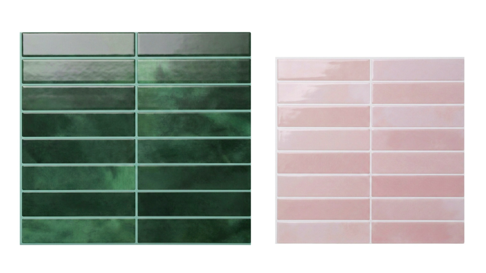 Artiss 10 Sheets Self-Adhesive Linear Grid Backsplash 3D Peel and Stick Wall Tiles