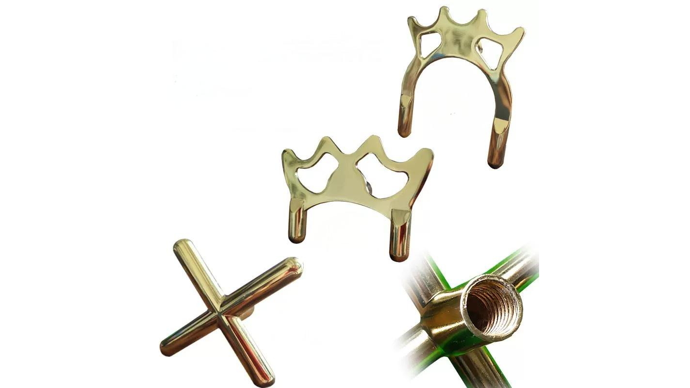 TOPONE Billiard Rack Head, Cross, High and Low + Aiming Aid Trainer Set