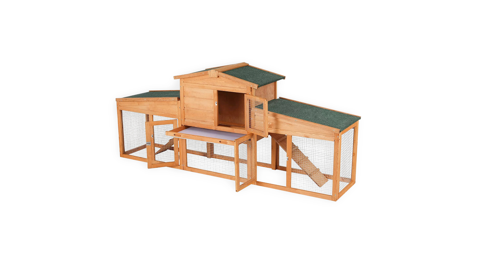 Topet Outdoor Wooden House Chicken Coop
