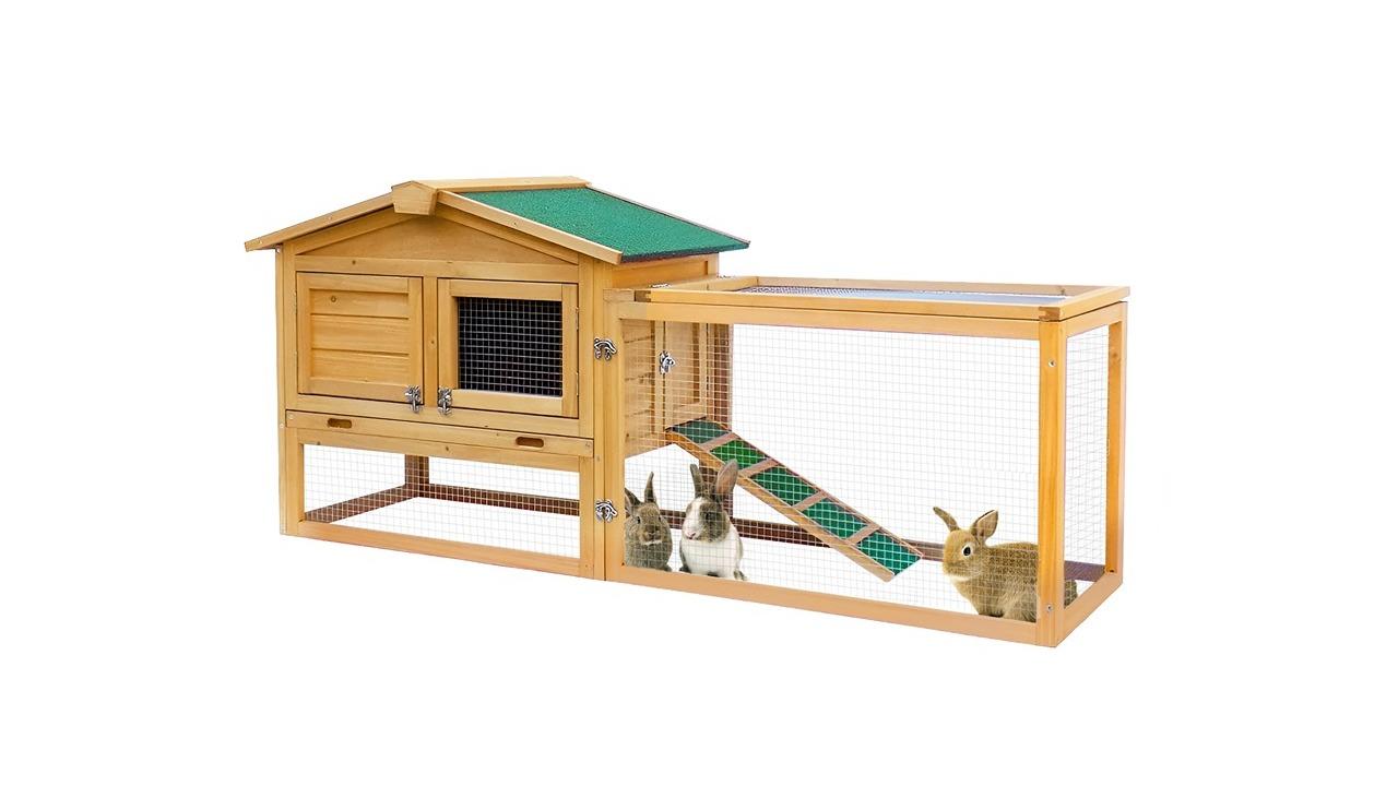 Topet Large Wooden Outdoor Chicken Coop