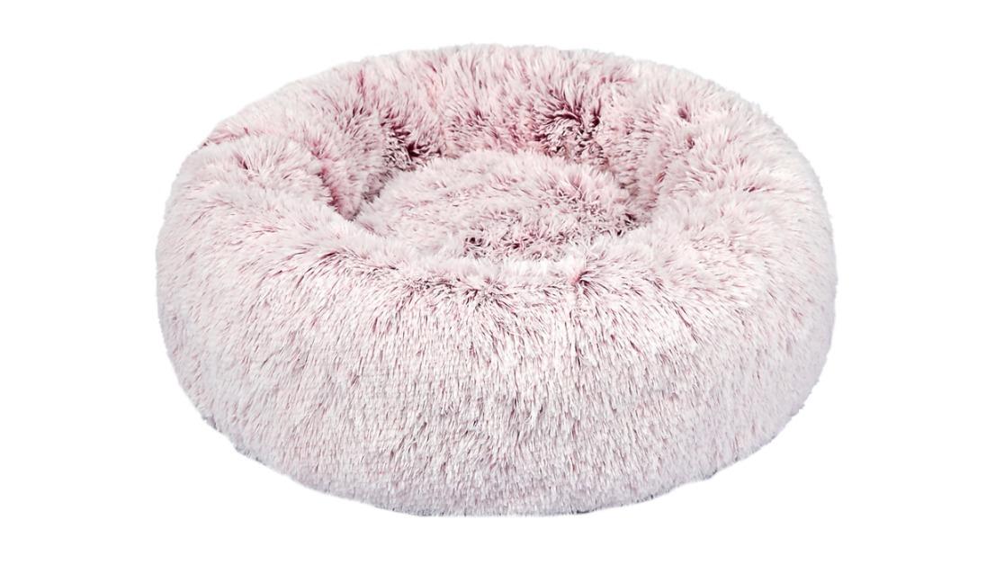 PaWz Medium Soft Plush Pet Bed Calming Mat - Pink