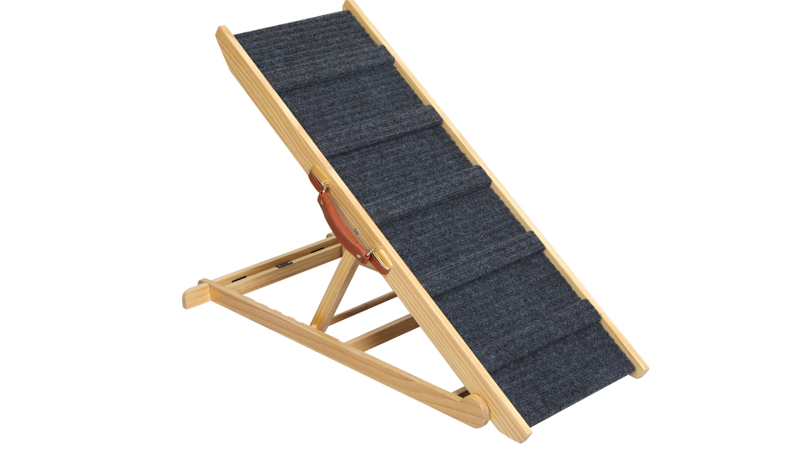 Pawz 5 Stair Foldable Pet Wood Ramp