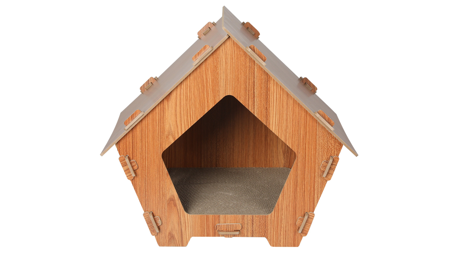 PaWz Type B Cat Wooden Scratching House 