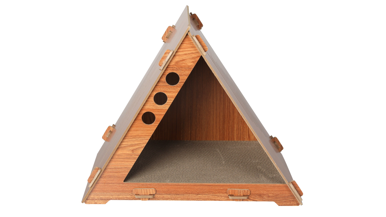 PaWz Type C Cat Wooden Scratching House 