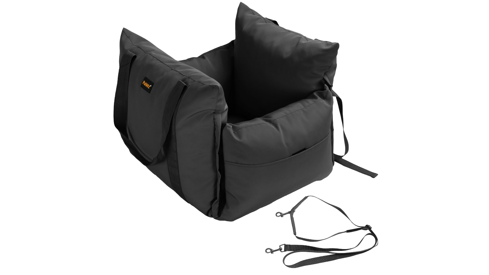 Pawz Hand-carry Washable Dog Booster Belt Car Seat - Black