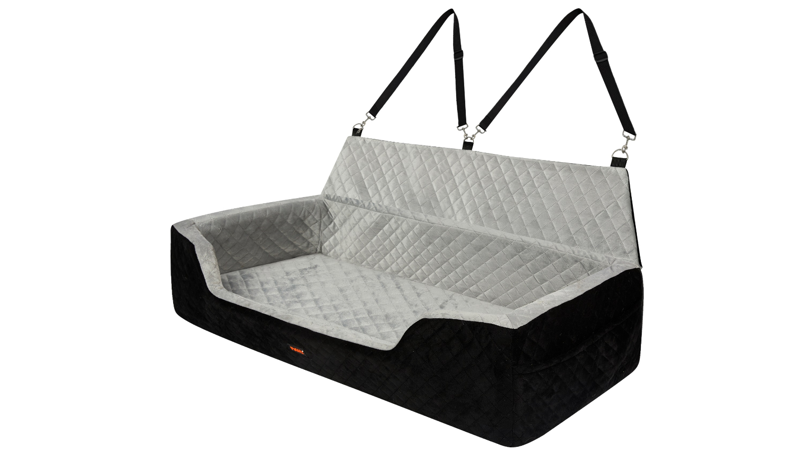 PaWz Black Pet Car Booster Seat Travel Bed - Large