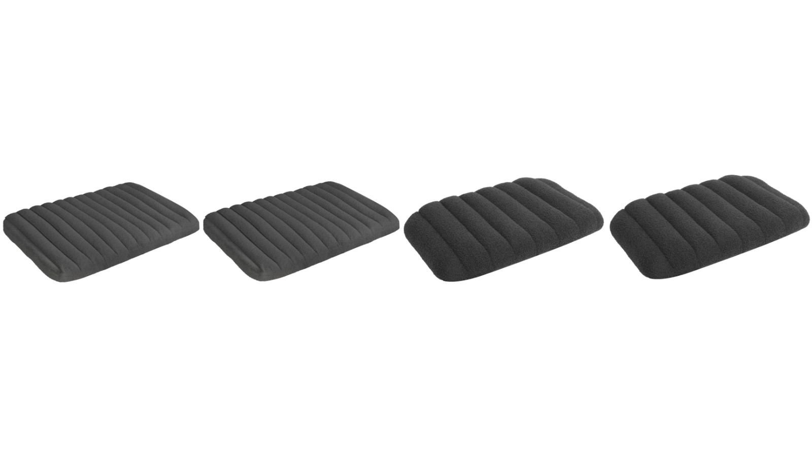 PaWz Grey Orthopedic Dog Bed with Removable Cover