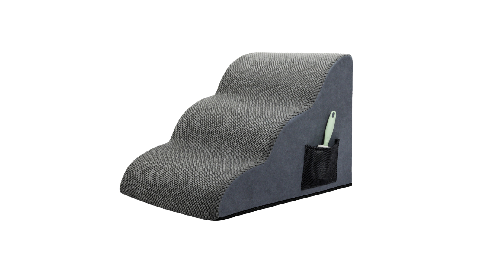 PaWz 3-Step Stair Pet Foam Ramp with Storage Bag and Pet Brush