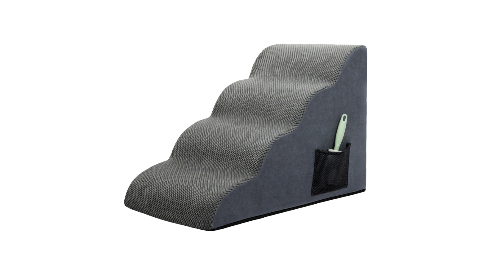 PaWz 4-Step Stair Pet Foam Ramp with Storage Bag and Pet Brush